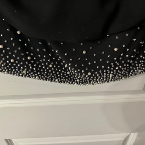 READY FOR NEW YEARS. 3X BLACK SPARKLE BLOUSE - Picture 3 of 4